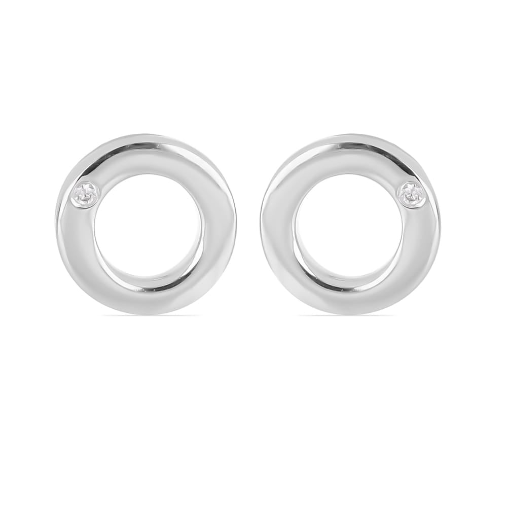 CIRCLE EARRINGS - STERLING SILVER